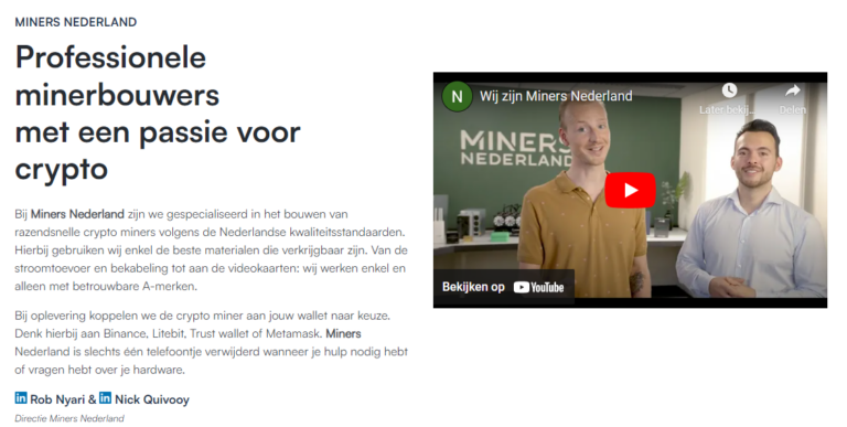 www.minersnederland.nl